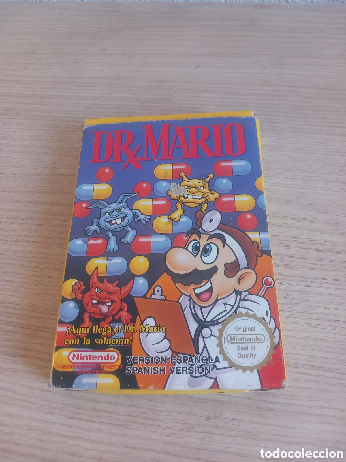 Videojuegos y Consolas: JUEGO DR MARIO NINTENDO NES FUNCIONA,,VER FOTOS