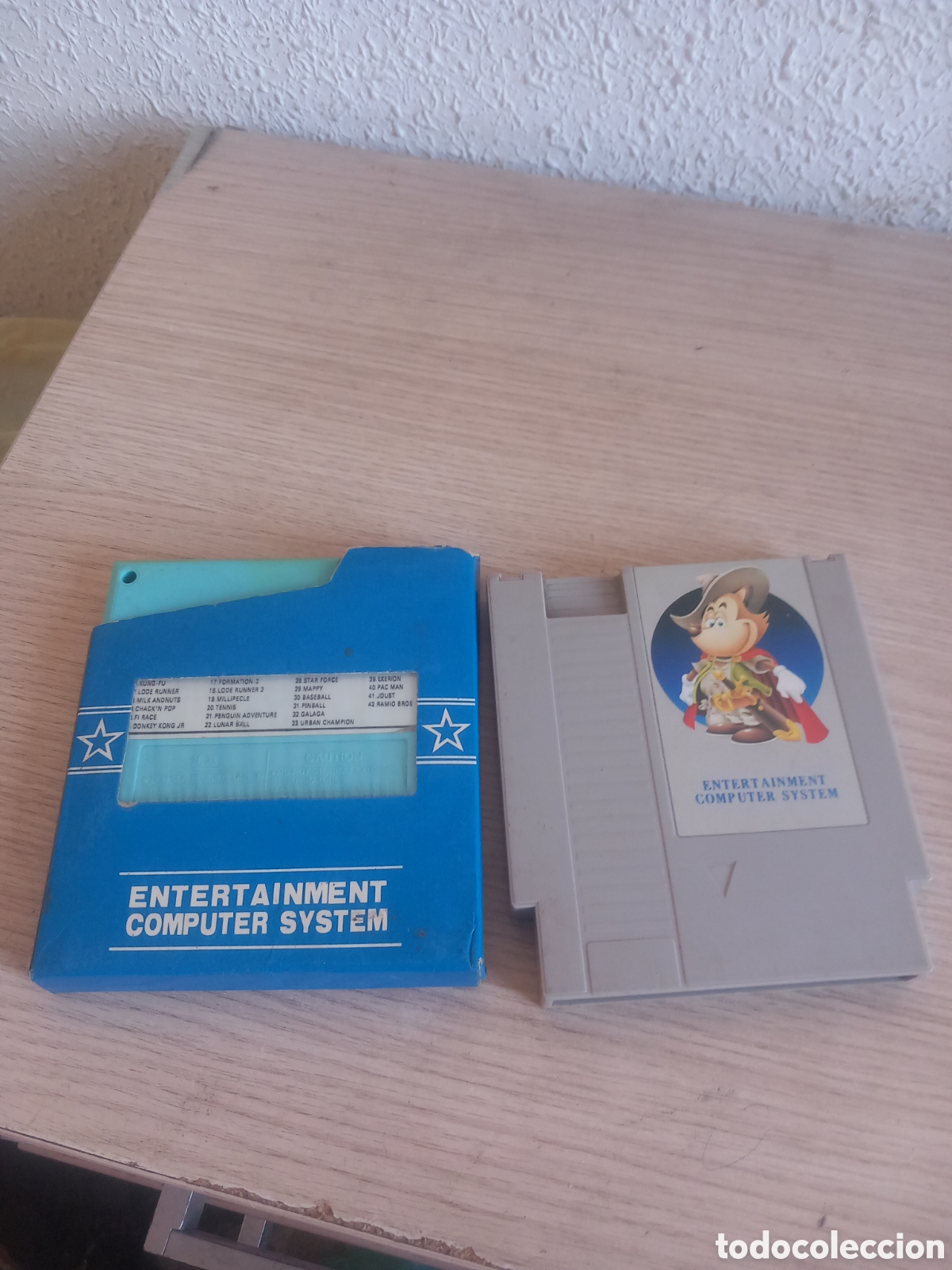 Videojuegos y Consolas: 2 CARTUCHOS ENTERTAINMENT COMPUTER SYSTEM FUNCIONAN,,VER FOTOS