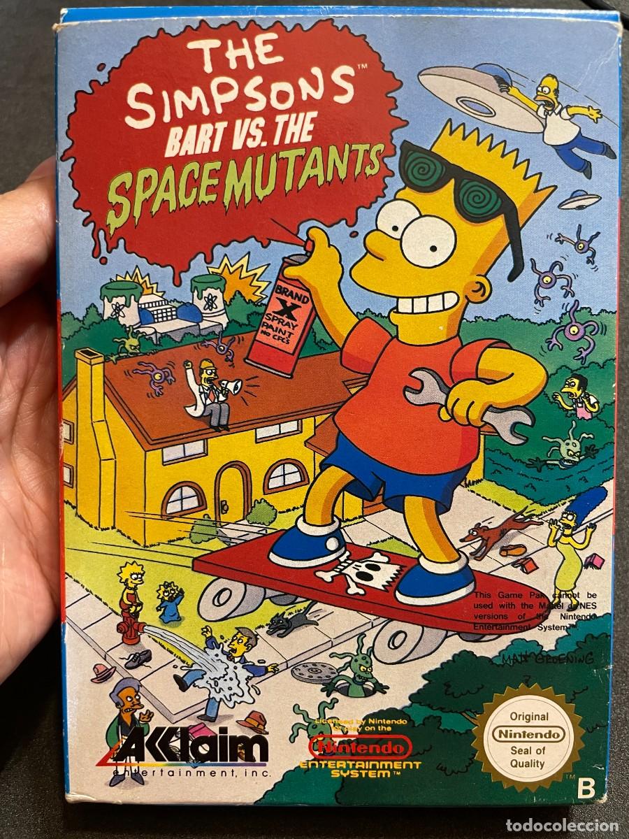 Videojuegos y Consolas: Juego Nintendo NES - The Simpsons Bart Vs the Space Mutants - Completo PAL B ESP