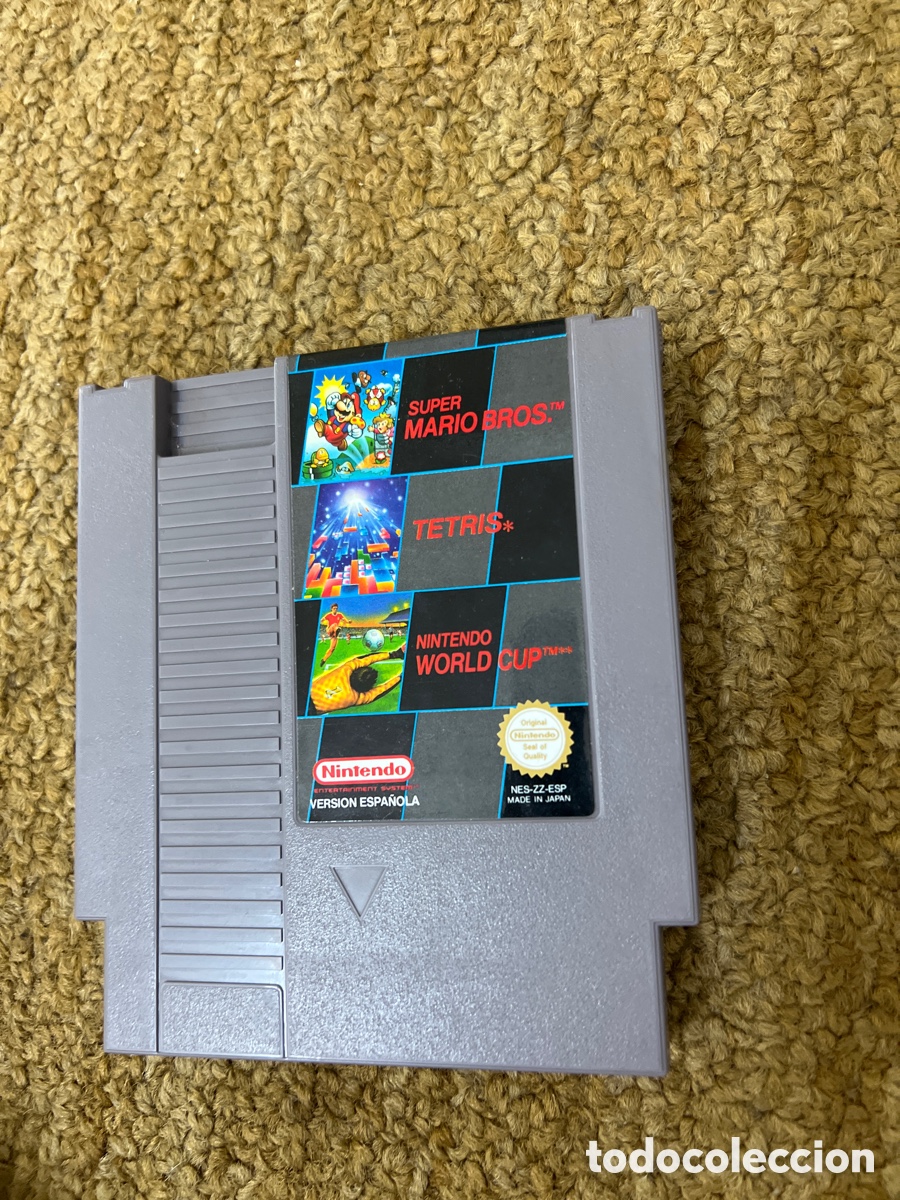 Videojuegos y Consolas: Juego Nintendo Super Mario Bros + Tetris + World Cup