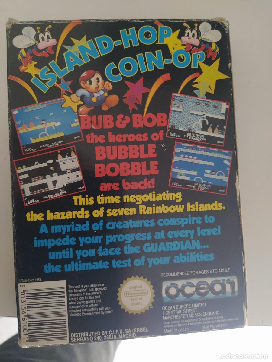 Videojuegos y consolas: RAINBOW ISLANDS NINTENDO NES PAL-ESPA&Ntilde;A - Foto 3