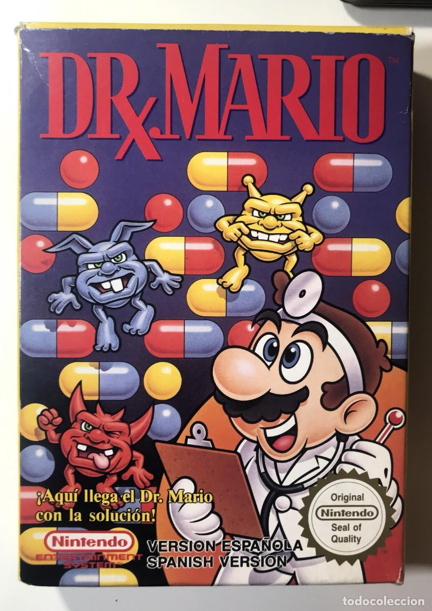 Videojuegos y Consolas: Juego DR Mario para Nintendo NES - Pal B en espa&ntilde;ol. Buen estado. Funcionando.