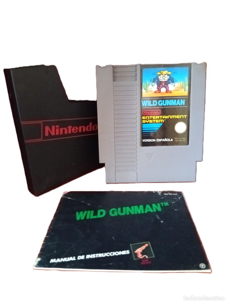 Videojuegos y Consolas: WILD GUNMAN NES PAL ESP ORIGINAL &ndash; NES-WG-ESP + MANUAL