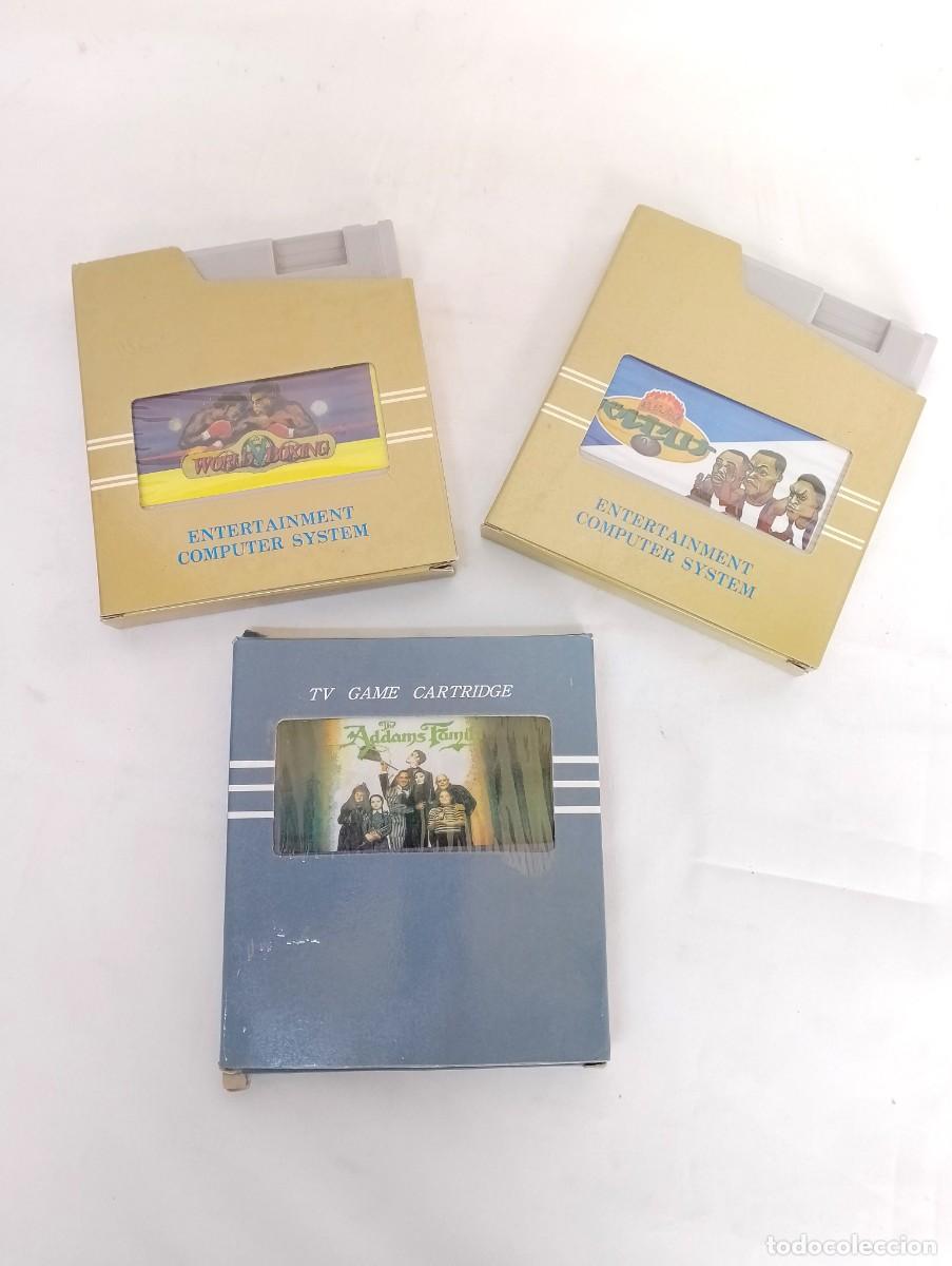 Videojuegos y consolas: ENTERTAIMENT COMPUTER SYSTEM (CLONICO NES), LOTE 3 JUEGOS