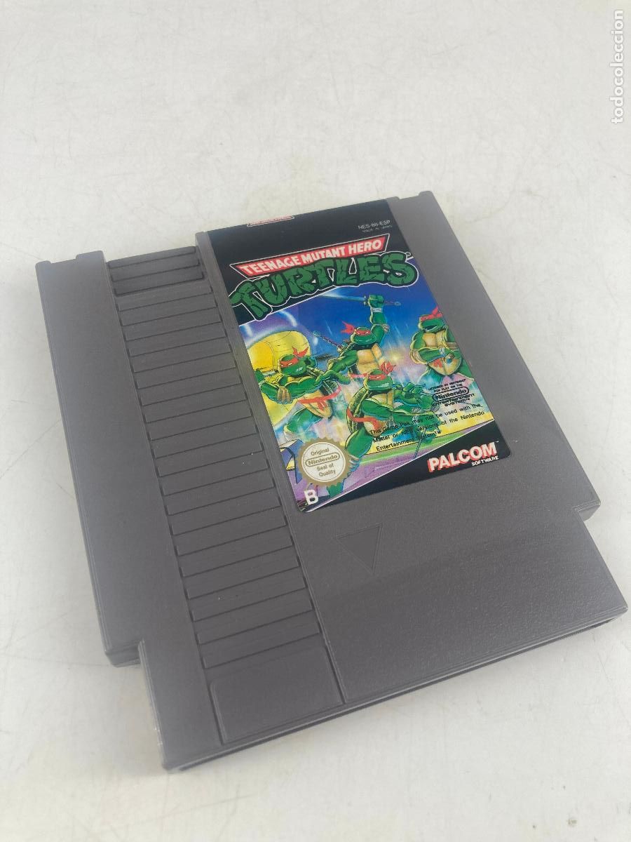 Videojuegos y consolas: NINTENDO TEENAGE MUTANT HERO TURTLES NINJA VIDEO JUEGO CARTUCHO CONSOLA NES