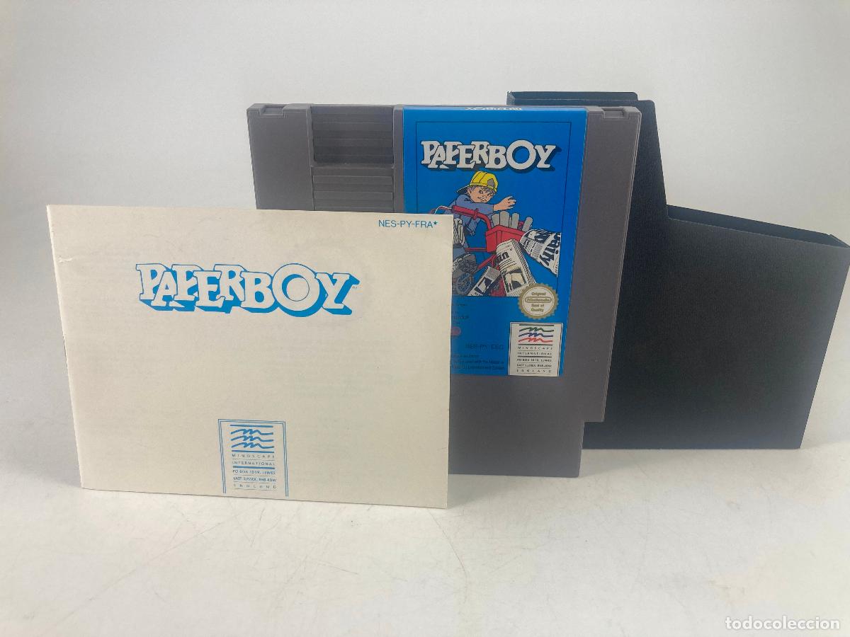 Videojuegos y consolas: NINTENDO PAPERBOY VIDEO JUEGO CARTUCHO FUNDA MANUAL CONSOLA NES