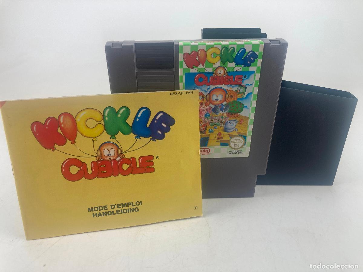 Videojuegos y consolas: NINTENDO KICKLE CUBIC VIDEO JUEGO CARTUCHO FUNDA MANUAL CONSOLA NES