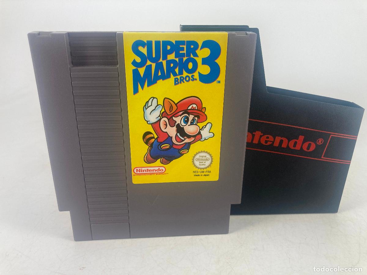 Videojuegos y consolas: NINTENDO SUPER MARIO 3 VIDEO JUEGO CARTUCHO FUNDA CONSOLA NES