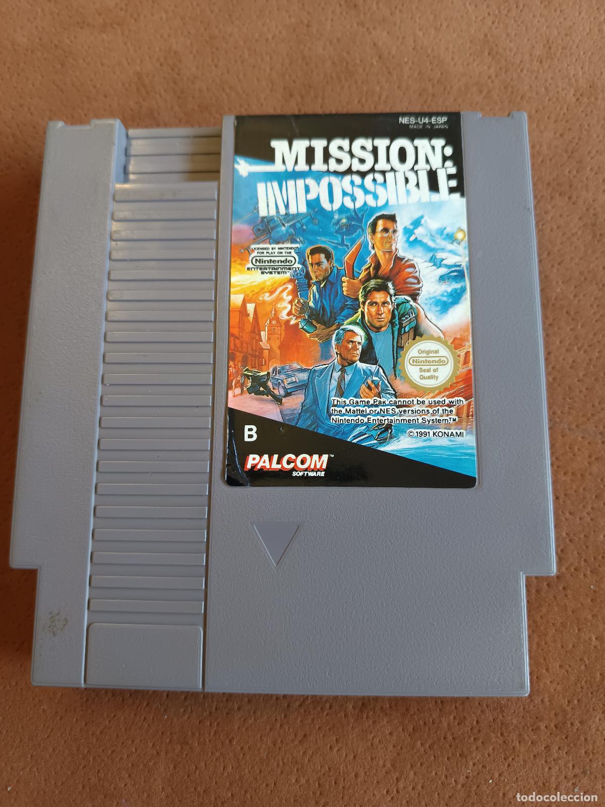 Videojuegos y consolas: JUEGO NINTENDO NES, MISSION IMPOSIBLE 1991, NES-U4-ESP