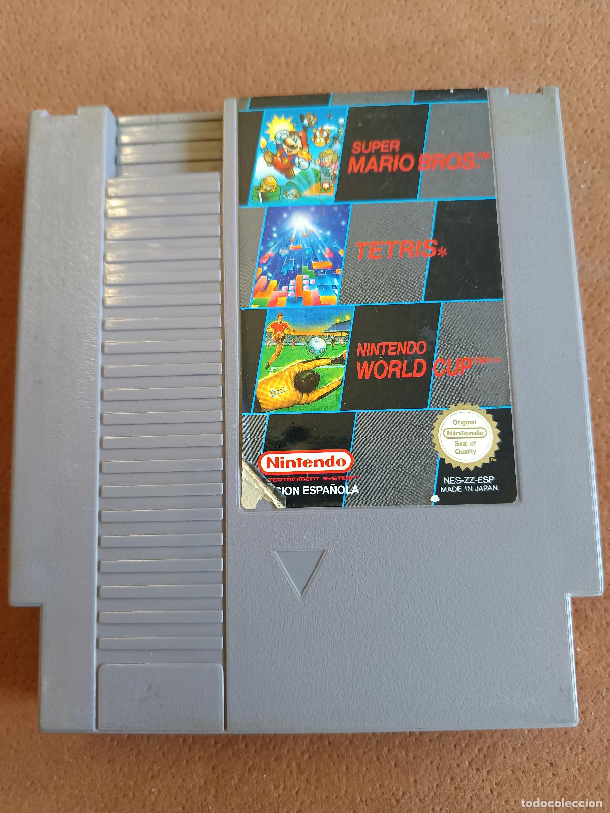 Videogiochi e Consoli: JUEGO NINTENDO NES, SUPER MARIO BROS / TETRIS / WORLD CUP (3 en 1) NES PAL ESP &mdash; NES-ZZ-ESP
