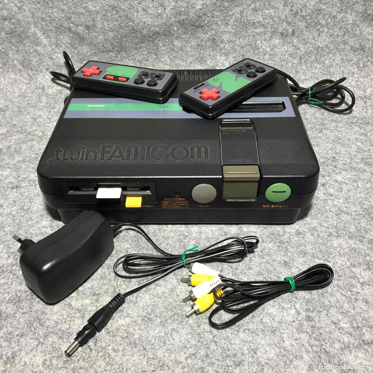 Video Games and Consoles: CONSOLA SHARP TWIN FAMICOM AN 505 BK NINTENDO NES