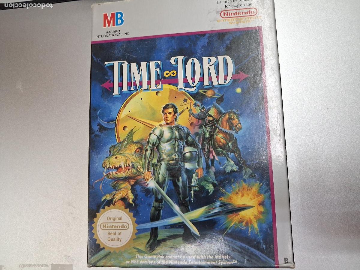 Videojuegos y consolas: VIDEOJUEGO CARTUCHO TIME LORD NINTENDO NES EN CAJA ORIGINAL