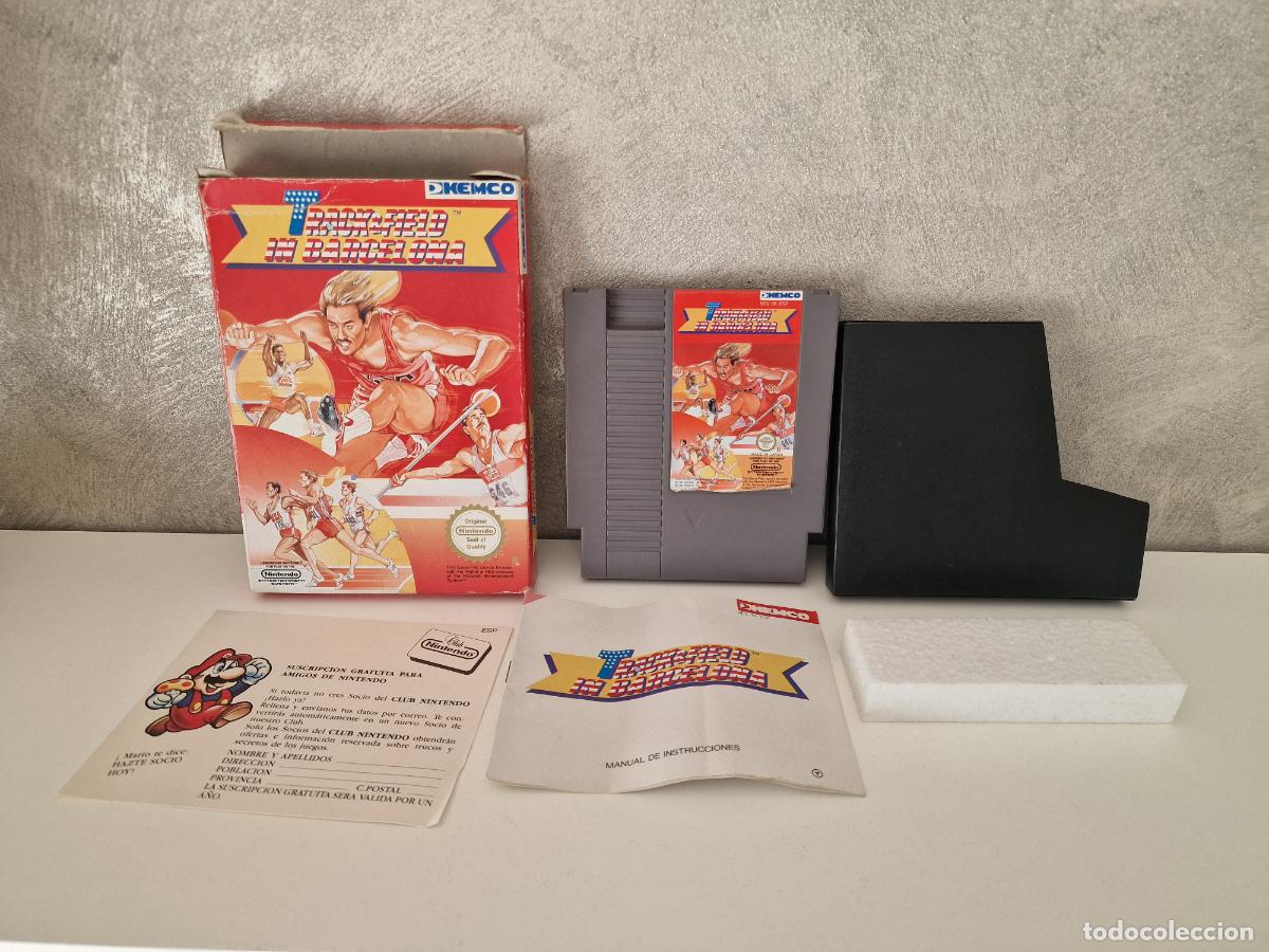 Videojuegos y consolas: Track and Field in Barcelona Nintendo Nes completo