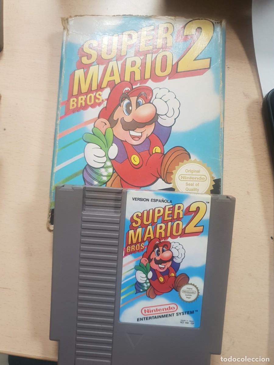 Videojuegos y consolas: Juego super mario bros 2 nintendo con caja