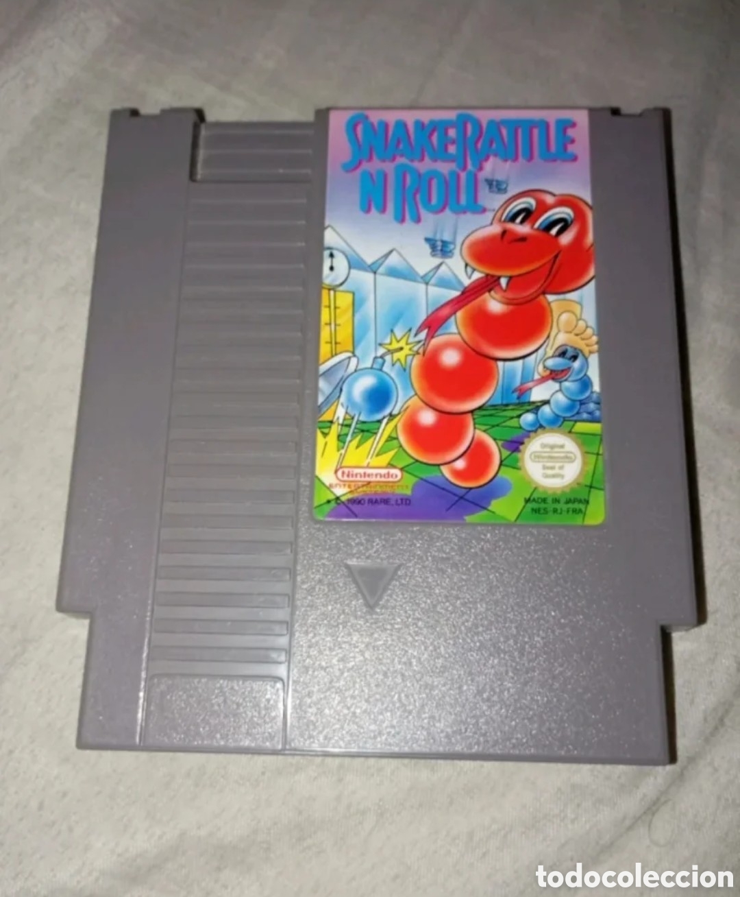 Videojuegos y consolas: SNAKE RATTLE N ROLL - ORIGINAL - NINTENDO NES PAL B