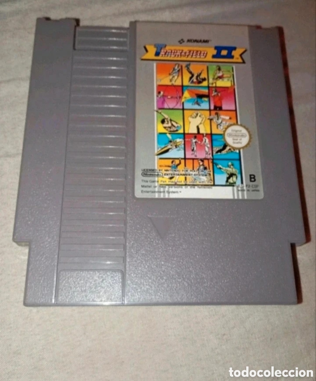 Videojuegos y consolas: TRACK & FIELD II - ORIGINAL - NINTENDO NES PAL B ESPA&Ntilde;A