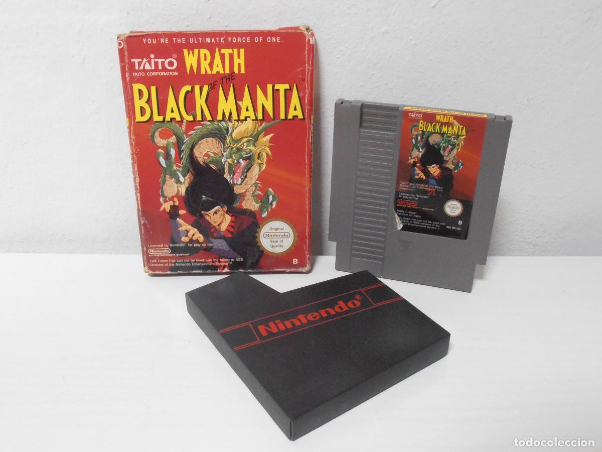 Videojuegos y consolas: JUEGO NINTENDO NES, WRATH OF THE BLACK MANTA, CAJA, FUNDA Y CARTUCHO