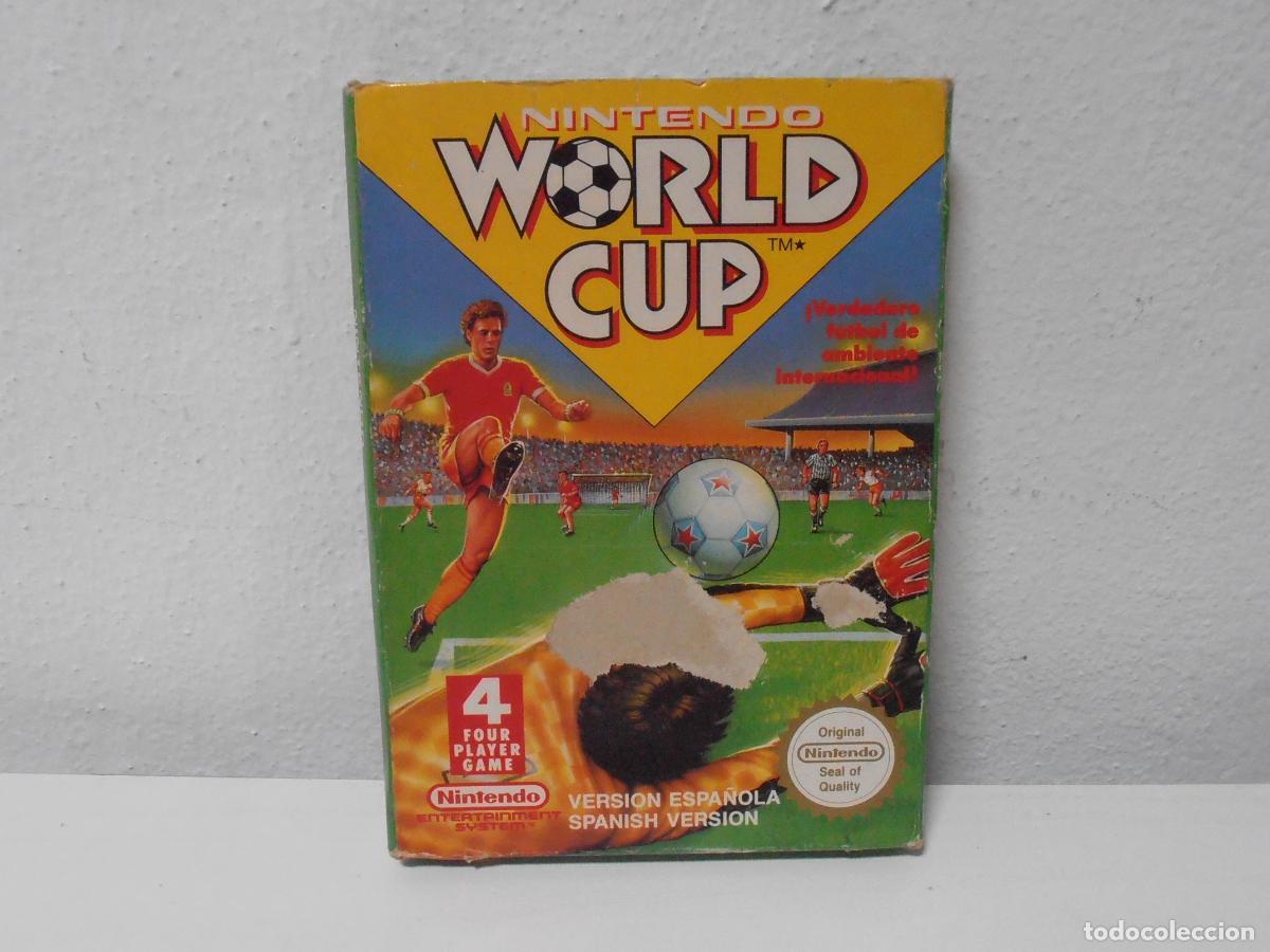 Videojuegos y consolas: JUEGO NINTENDO NES, WORLD CUP, CAJA, FUNDA Y CARTUCHO, VERSION ESPA&Ntilde;OLA
