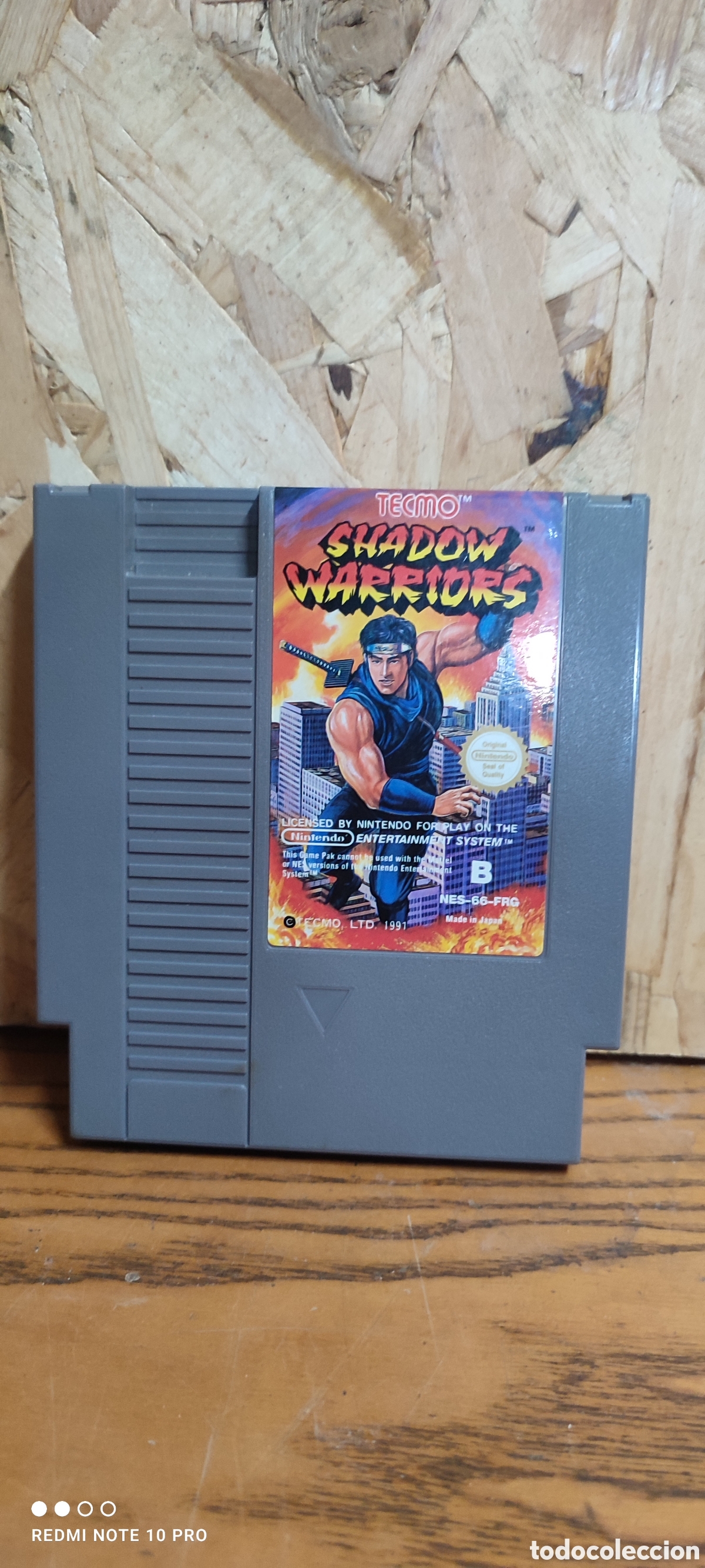 Videojuegos y consolas: Juego Nintendo Nes Shadow Warriors.