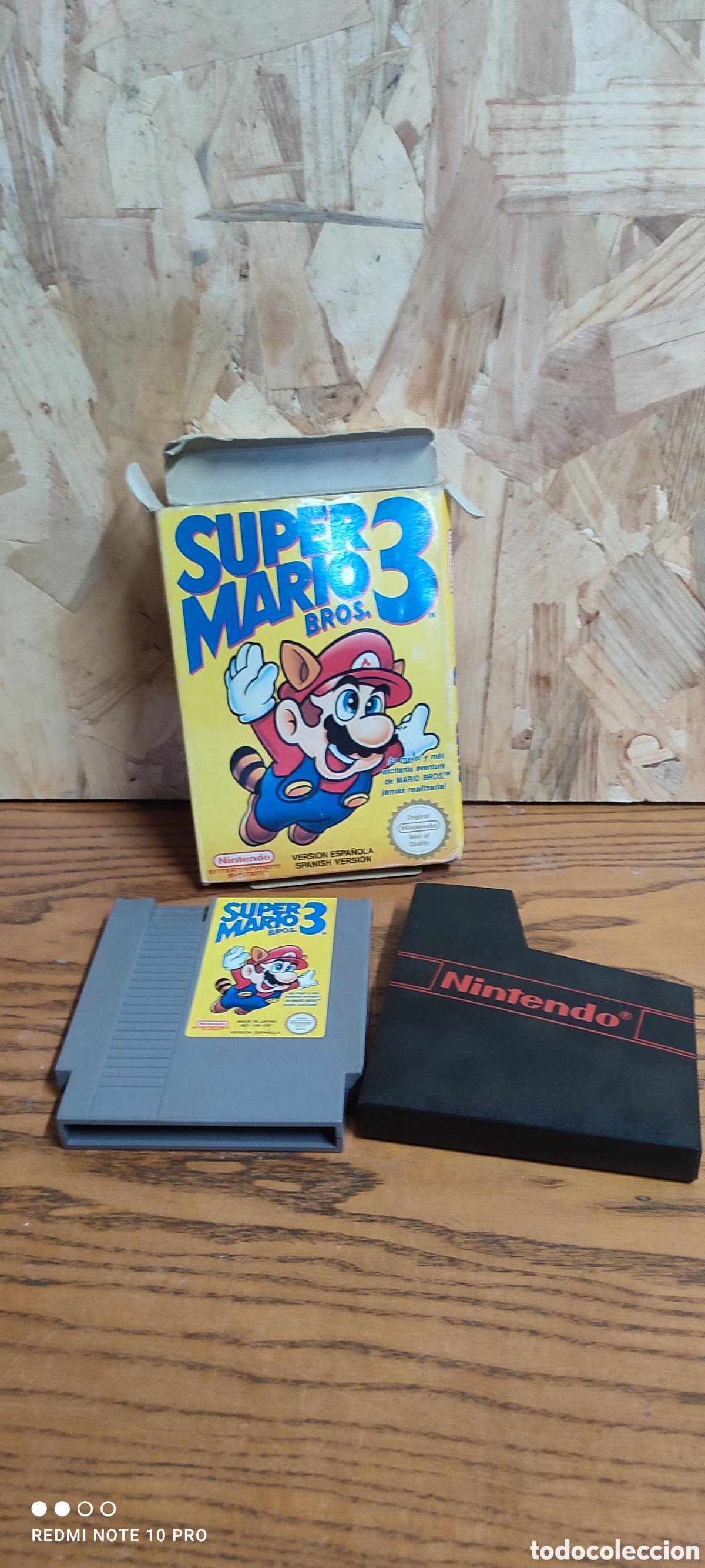 Videojuegos y consolas: Juego Nintendo Nes, Super Mario Bros 3 versi&oacute;n espa&ntilde;ola.