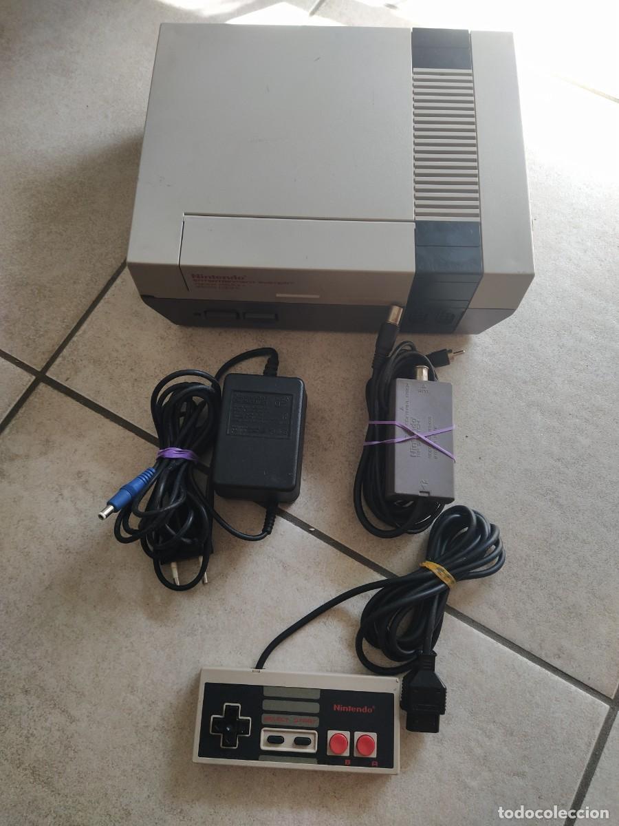 Videojuegos y consolas: CONSOLA NINTENDO NES CON MANDO Y CABLES , FUNCIONANDO