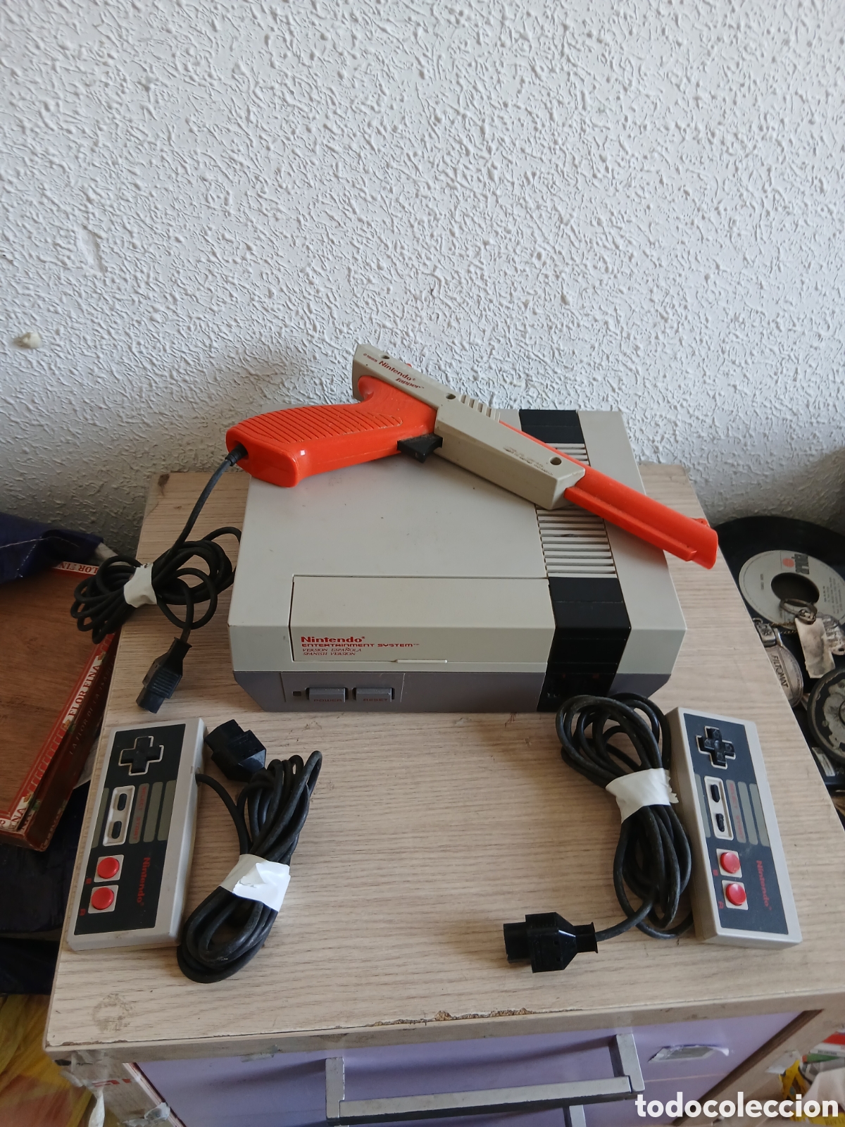 Videojuegos y consolas: CONSOLA NINTENDO NES ESPA&Ntilde;OLA FUNCIONA CON ALGUNOS ACCESORIOS,,VER FOTOS