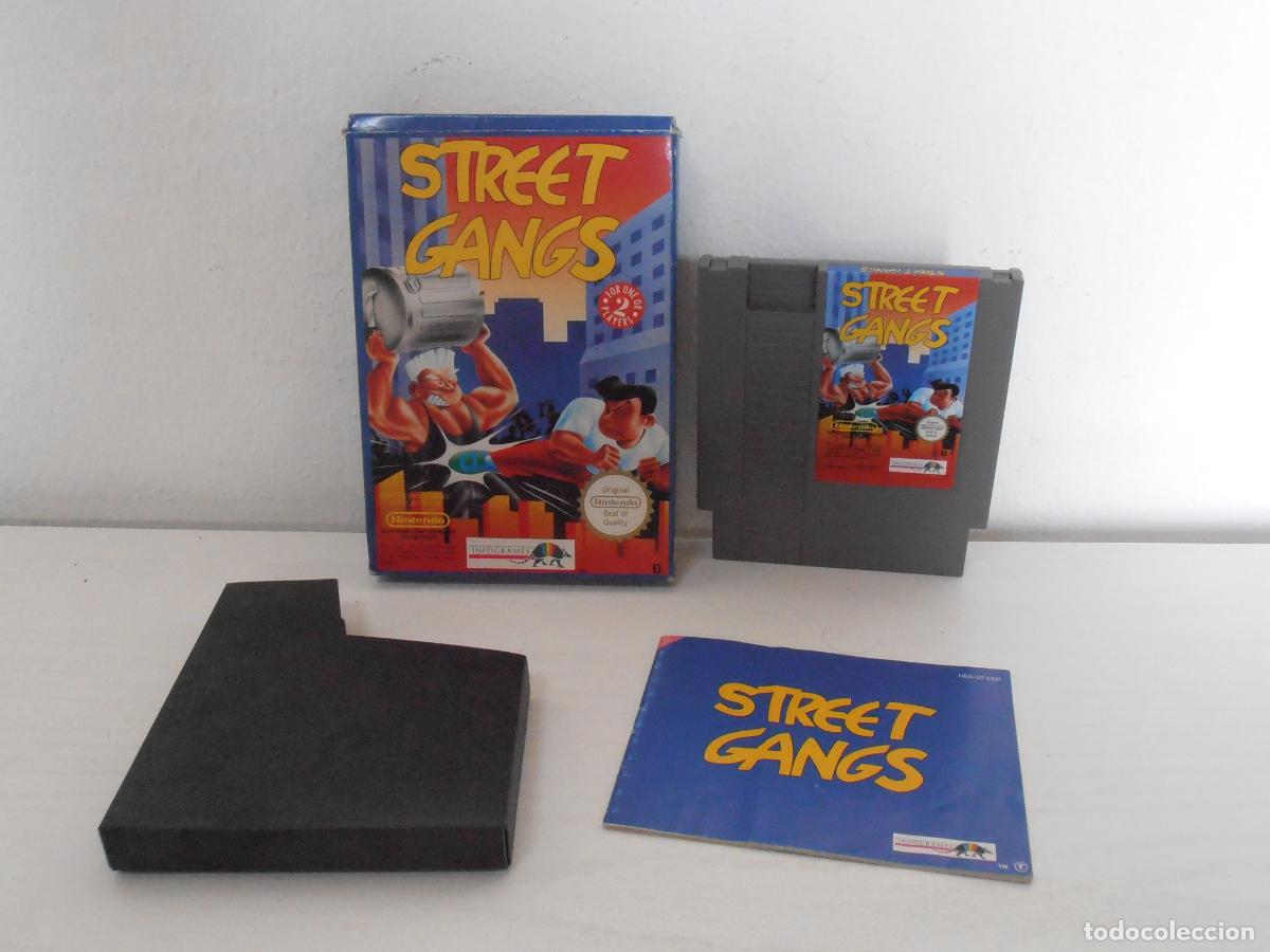 Videojuegos y consolas: JUEGO NINTENDO NES, STREET GANGS, COMPLETO, CAJA ORIGINAL, INSTRUCCIONES Y FUNDA