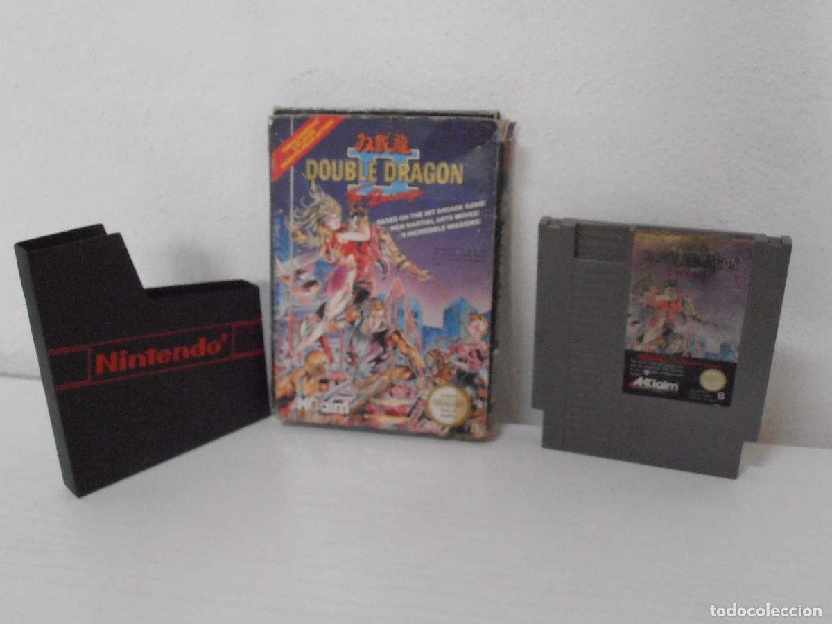 Videojuegos y consolas: JUEGO NINTENDO NES, DOUBLE DRAGON THE REVENGE, CAJA ORIGINAL Y FUNDA
