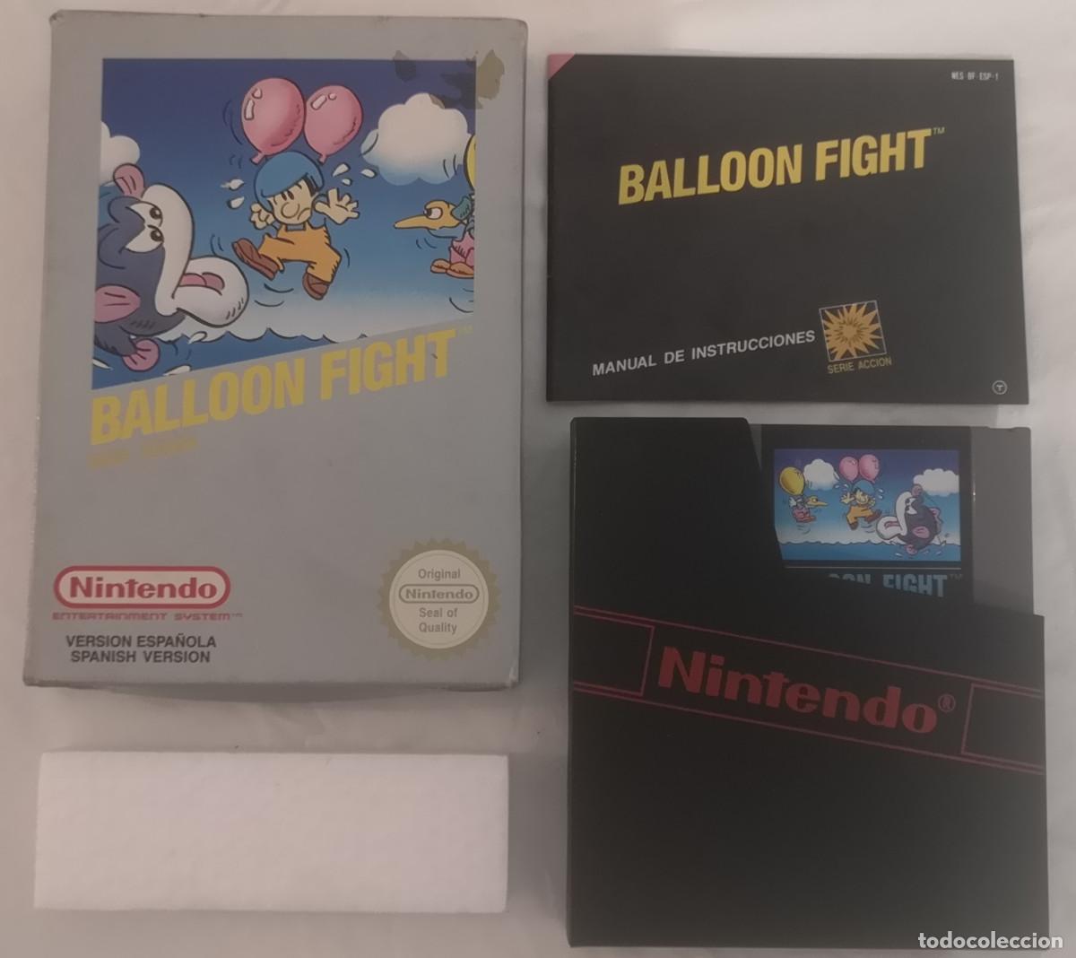 Videojuegos y consolas: NINTENDO NES BALLOON FIGHT COMPLETO PAL ESPA&Ntilde;A