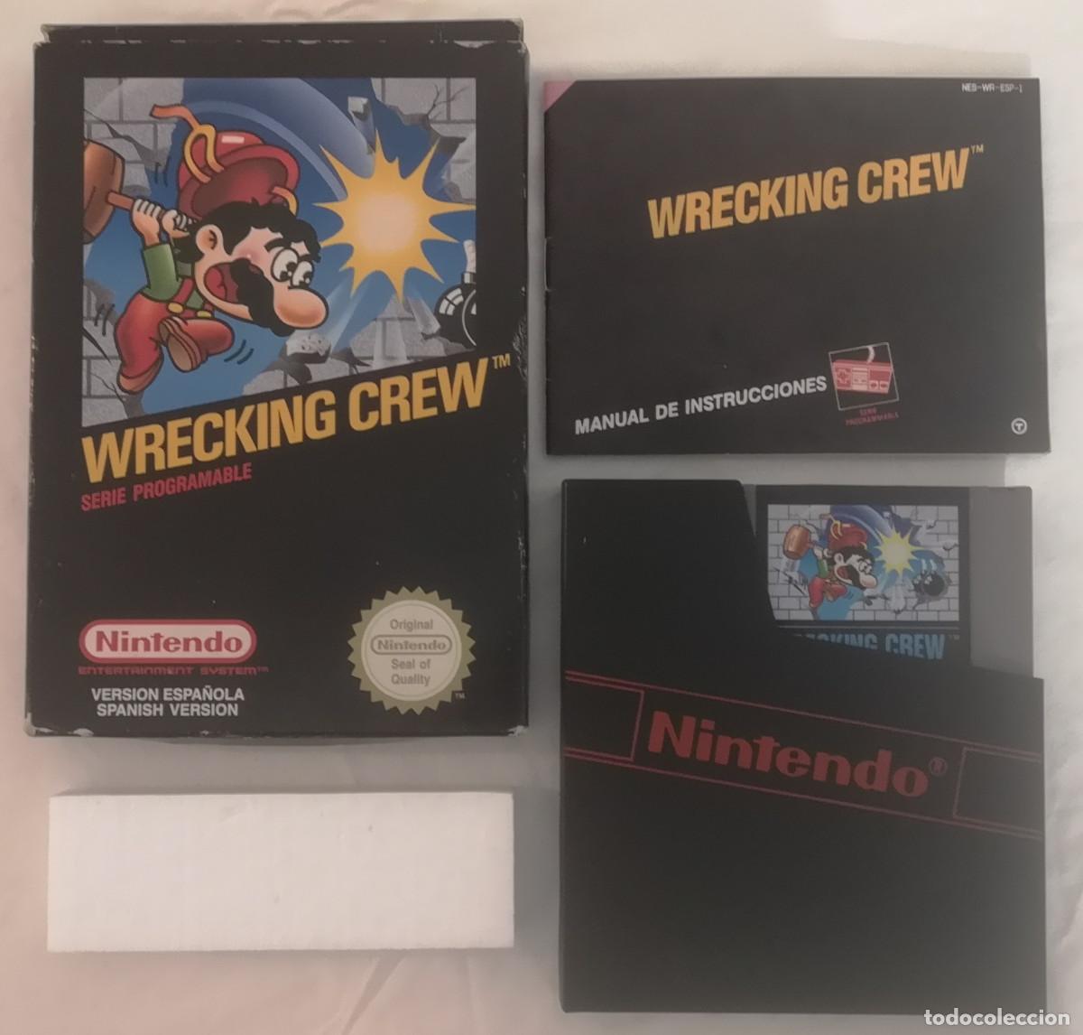 Videojuegos y consolas: NINTENDO NES WRECKING CREW COMPLETO PAL ESPA&Ntilde;A