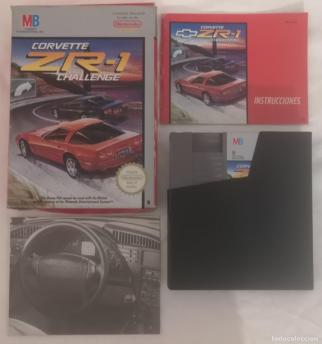 Videojuegos y consolas: NINTENDO NES CORVETTE ZR-1 CHALLENGE PAL ESPA&Ntilde;A