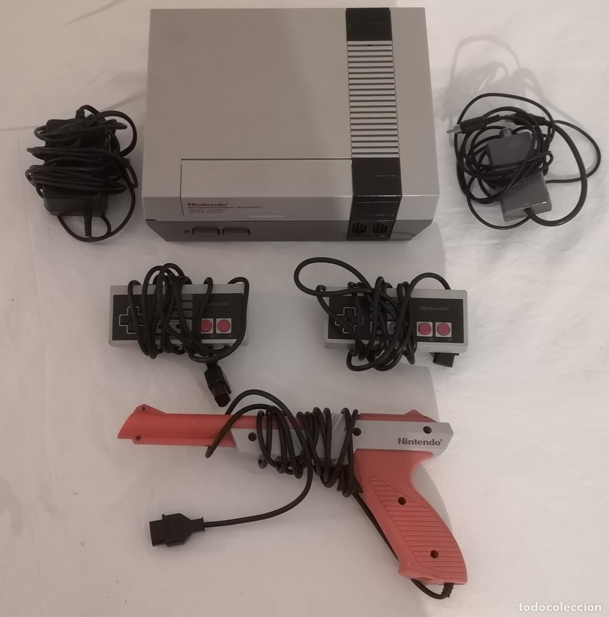 Videojuegos y consolas: CONSOLA NINTENDO NES + ACCESORIOS PAL ESPA&Ntilde;A