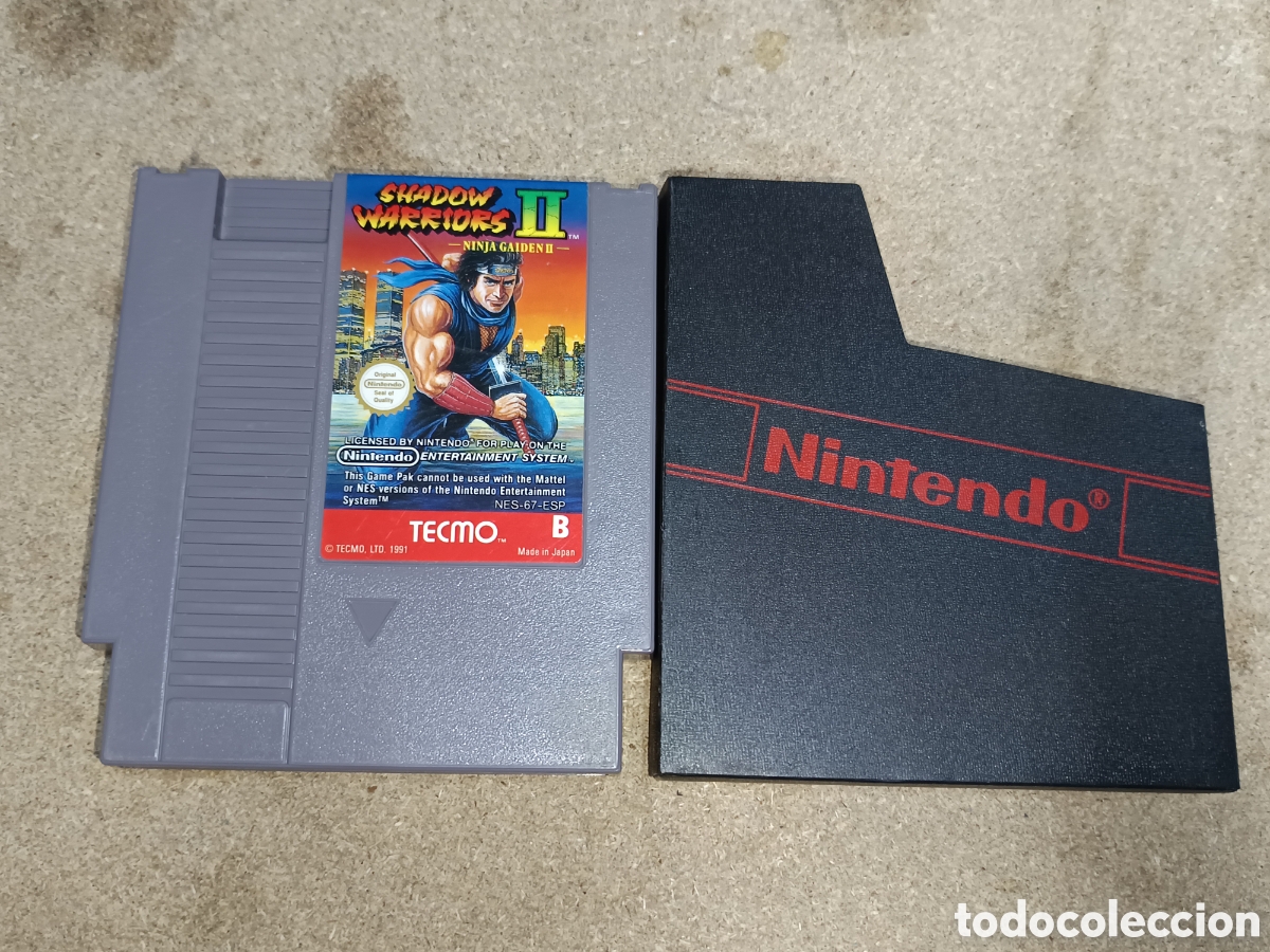 Videojuegos y consolas: NINTENDO NES SHADOW WARRIORS II (NINJA GAIDEN II) PAL B ESP