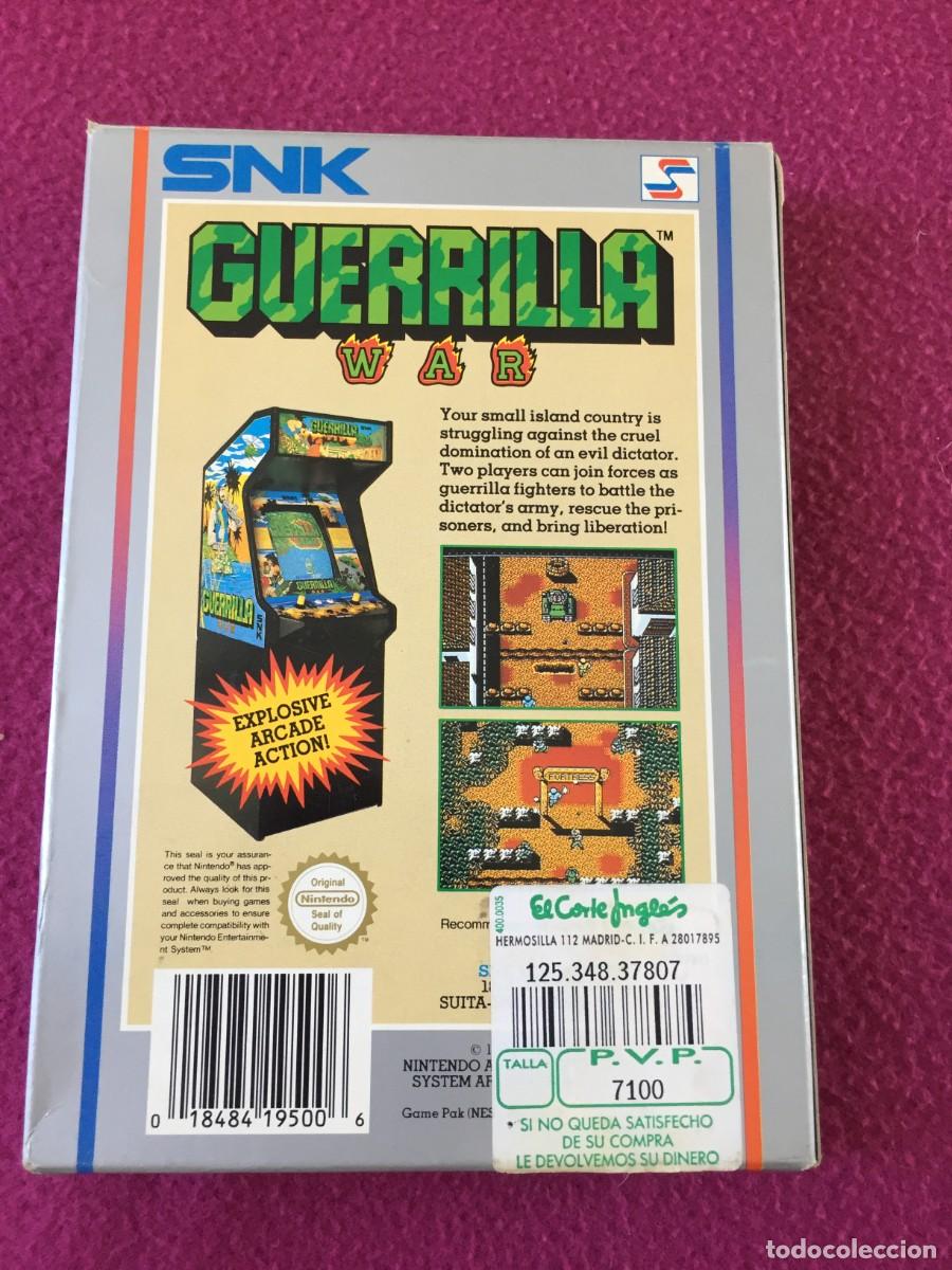 Videojuegos y consolas: Guerrilla con caja NINTENDO NES (SIN MANUAL) - Foto 8