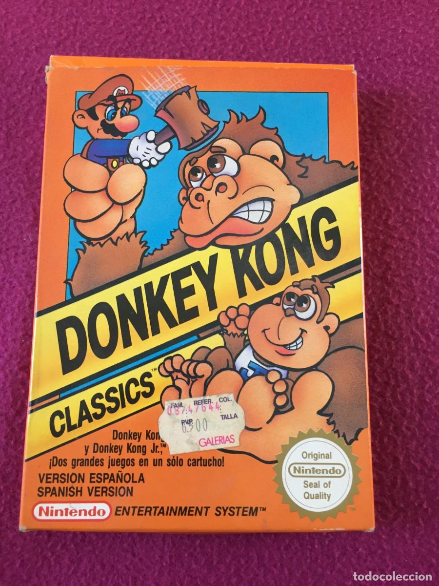 Videojuegos y consolas: DONKEY KONG CLASSICS - NINTENDO NES - VERSI&Oacute;N ESPA&Ntilde;OLA (SIN MANUAL)