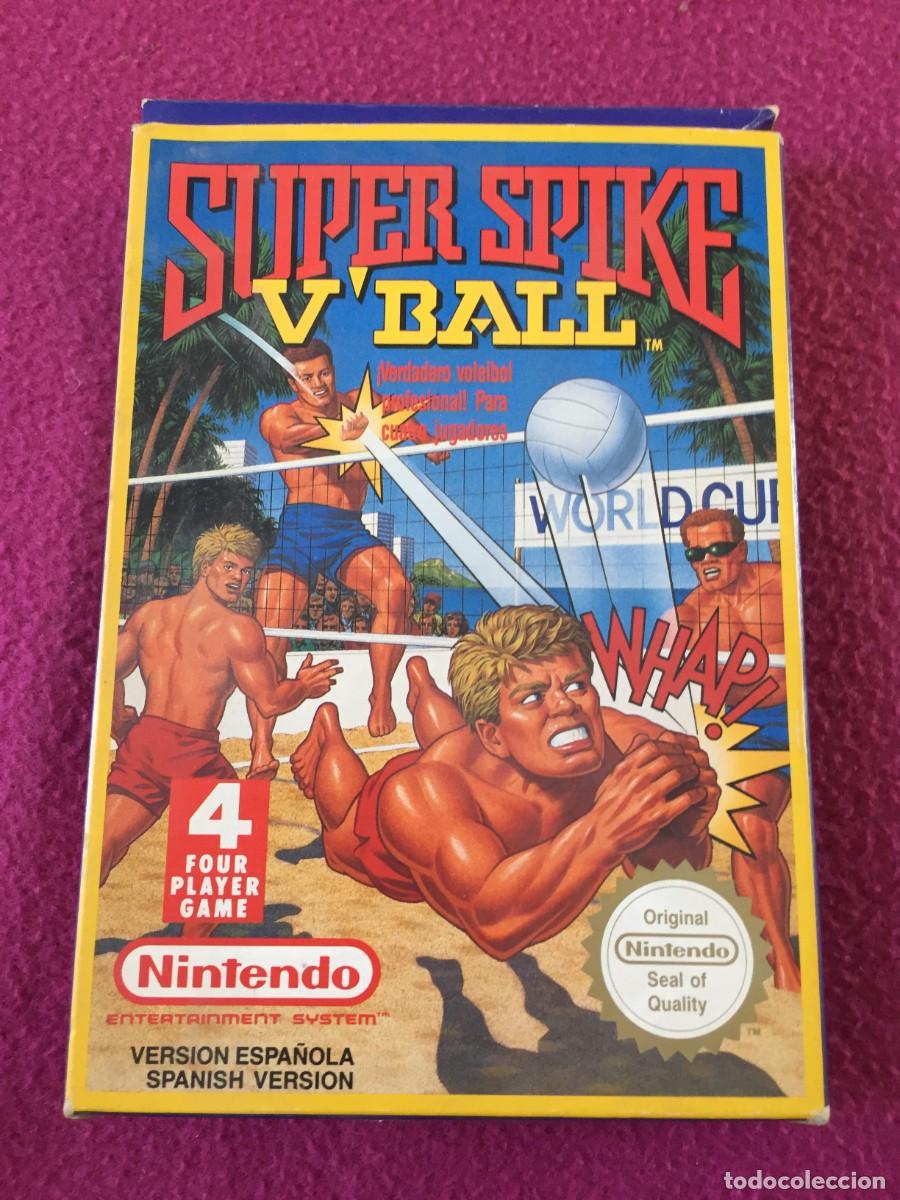 Videojuegos y consolas: Antiguo juego para la NINTENDO NES SUPER SPIKE V'BALL (SIN MANUAL)