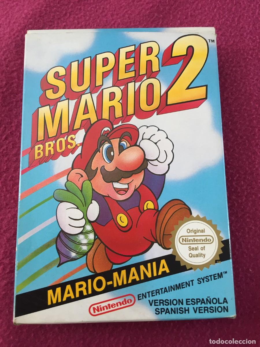 Videojuegos y consolas: SUPER MARIO BROS 2 NINTENDO NES PAL ESPA&Ntilde;A (SIN MANUAL)