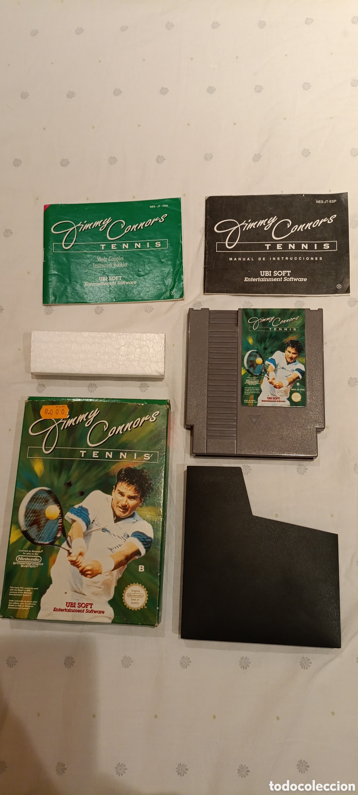 Videojuegos y consolas: Jimmy Connors NES PAL
