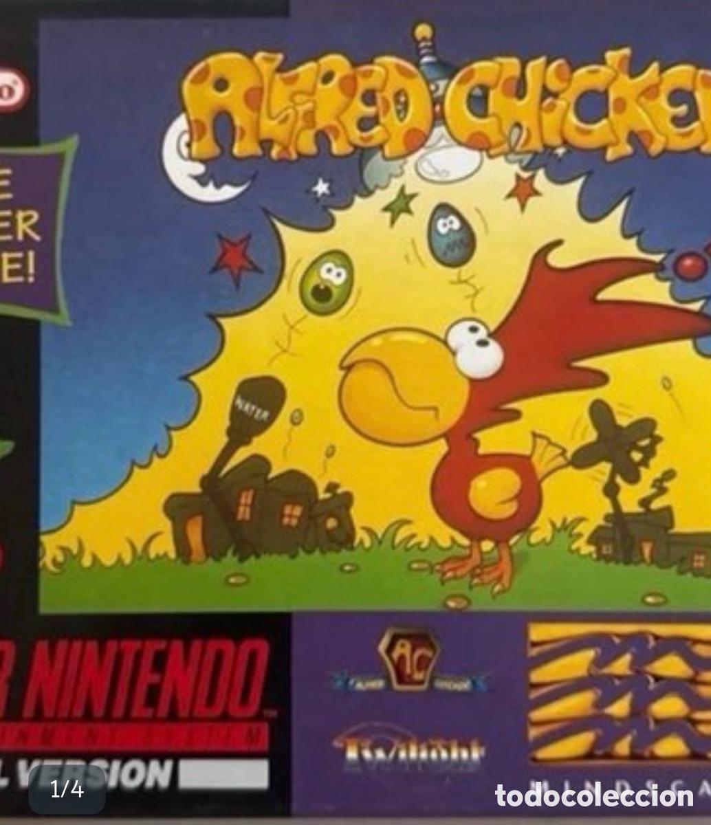 Videojuegos y consolas: Super Alfred Chicken SNES &ndash; Edici&oacute;n ORIGINAL PAL Espa&ntilde;a (C&oacute;digo SNSP-P-8A)