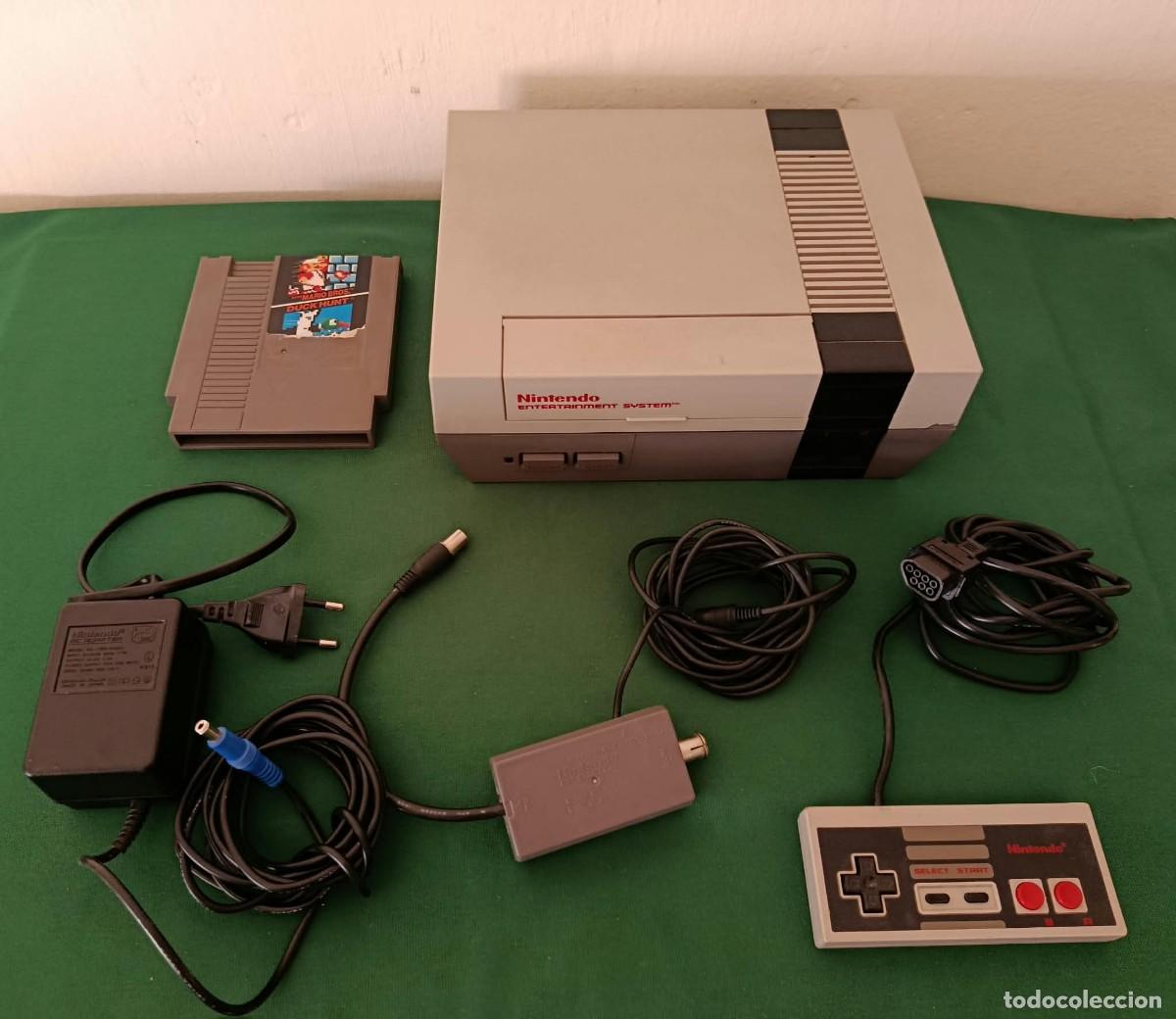 Videojuegos y consolas: Console Vintage Nintendo Nes con Gioco Super Mario & Duck Hunt