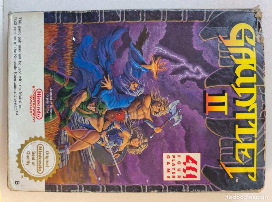 Videojuegos y consolas: Caja original Gauntlet II NES PAL-B Mindscape - Foto 1