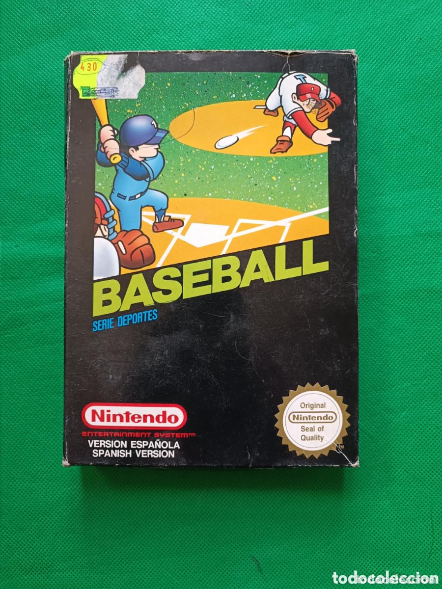 Videojuegos y consolas: Juego Baseball Nintendo versi&oacute;n espa&ntilde;ola en su caja Made in Japan 1991