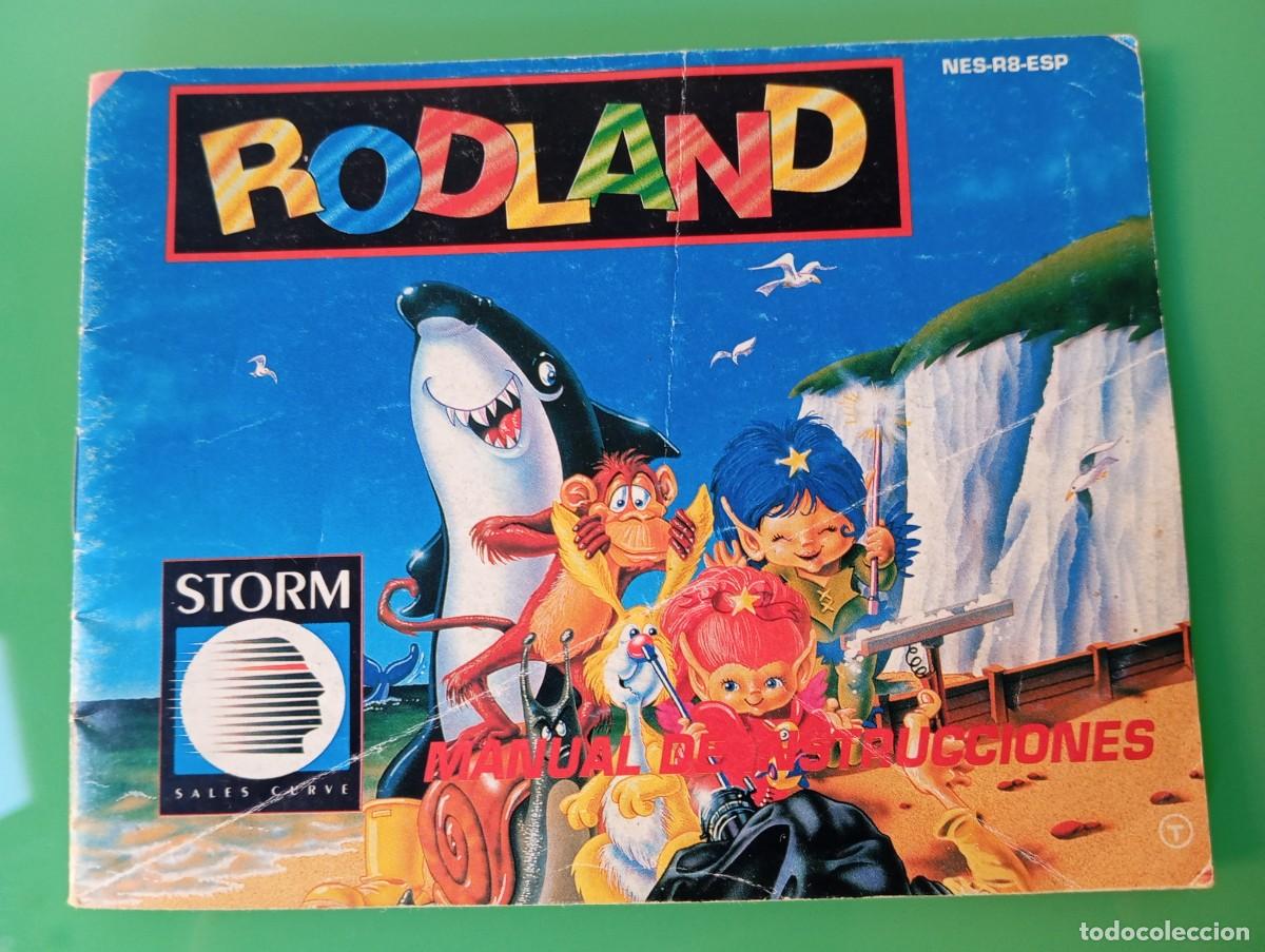 Videojuegos y consolas: Manual original Rodland - Nintendo NES (Versi&oacute;n PAL-Espa&ntilde;a / NES-RB-ESP) Drosoft