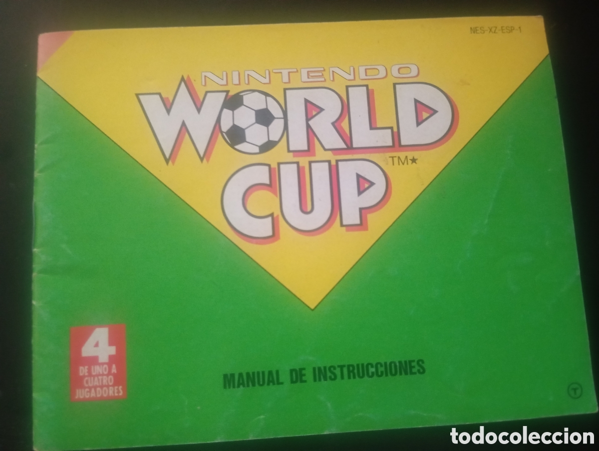 Videojuegos y consolas: Manual de Instrucciones Nintendo World Cup - Nintendo NES (Original, Versi&oacute;n Espa&ntilde;ola PAL-ESP, Spaco