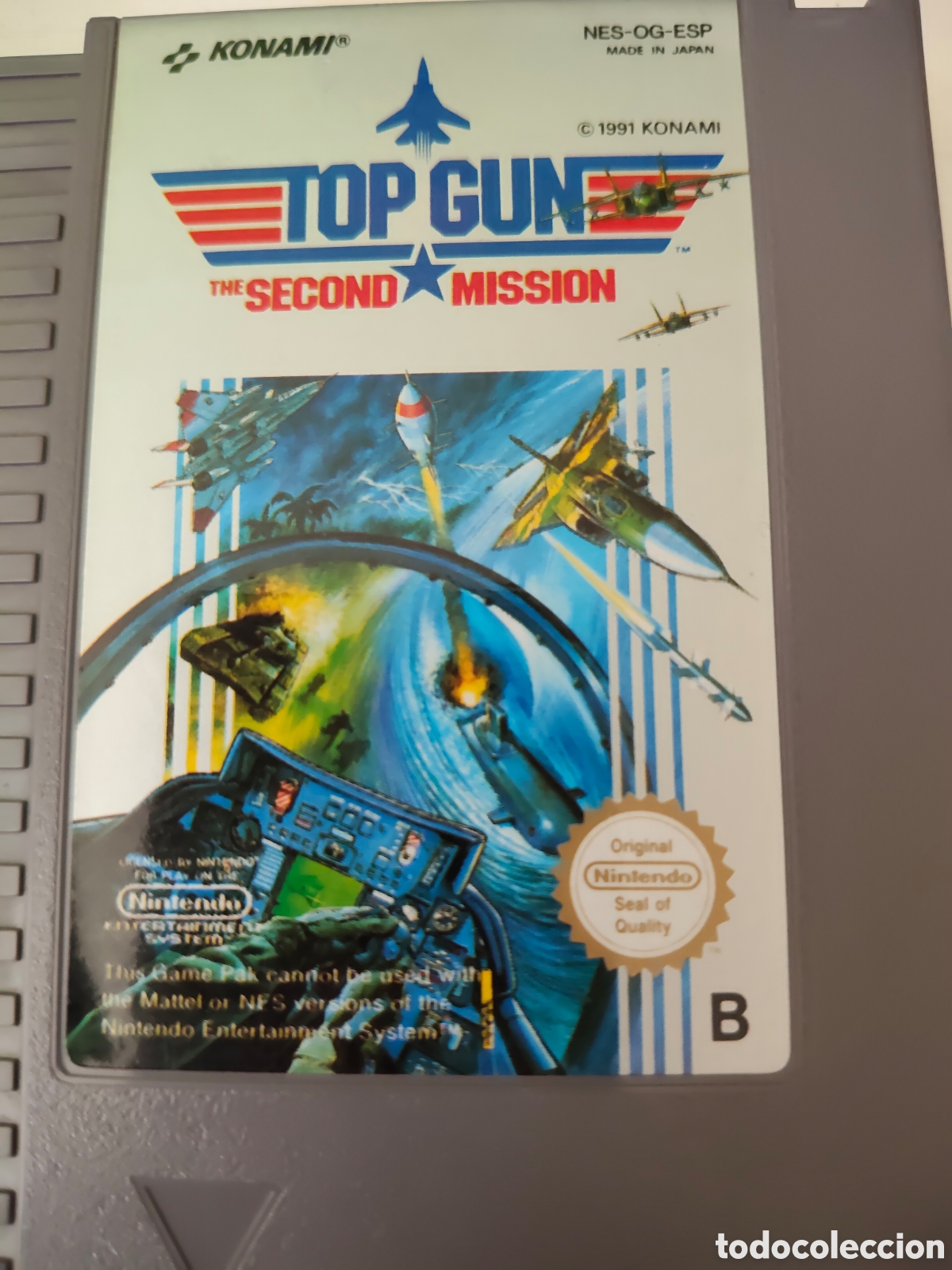 Videojuegos y consolas: Top Gun the second mission. Nintendo Nes - Foto 2