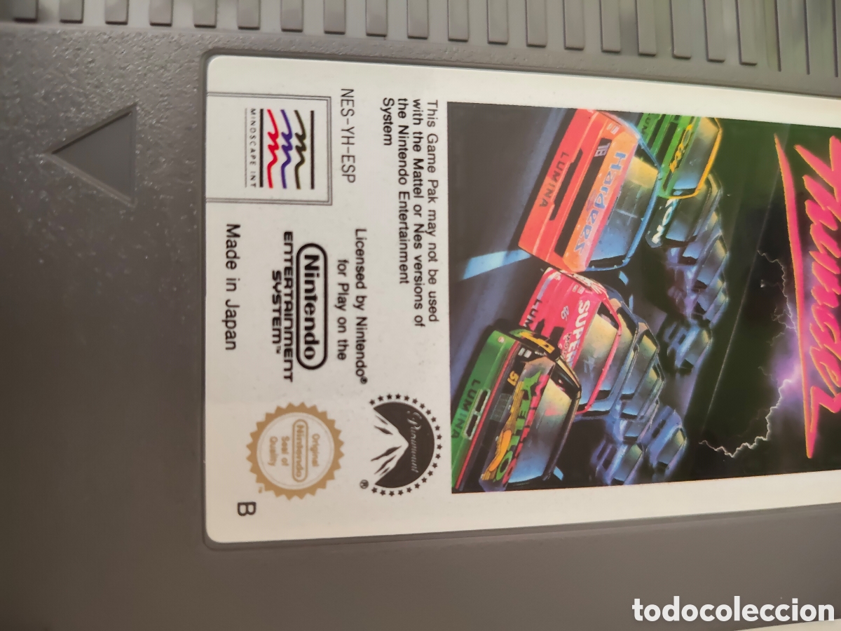 Videojuegos y consolas: Days of thunder. Nintendo Nes. Versi&oacute;n espa&ntilde;ola - Foto 2