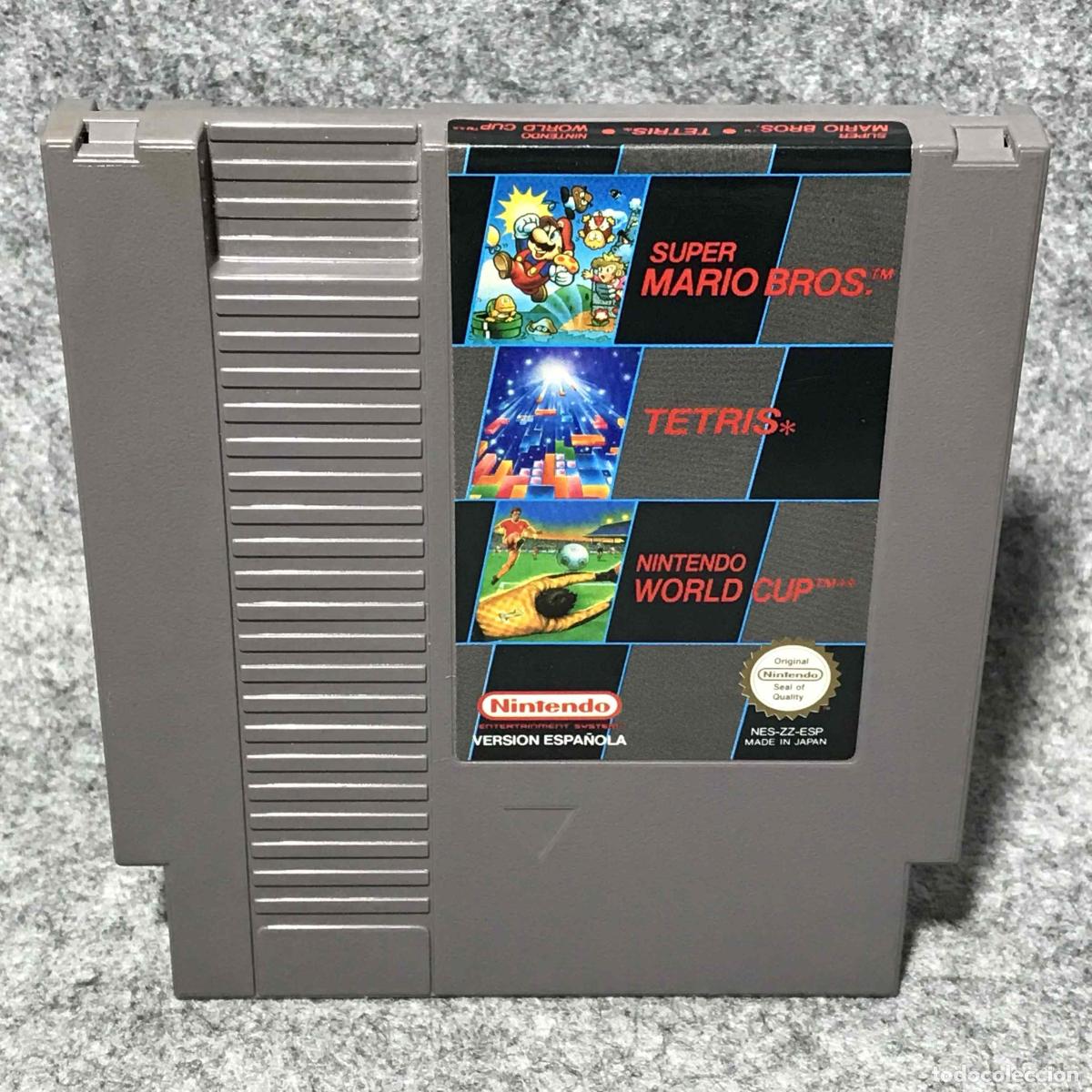 Videojuegos y consolas: SUPER MARIO BROS+TETRIS+NINTENDO WORLD CUP NINTENDO NES