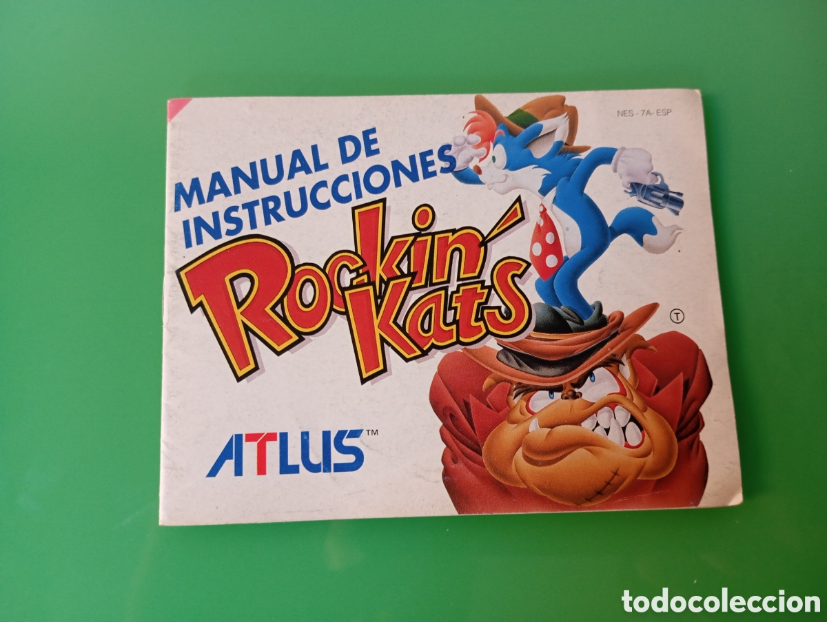 Videojuegos y consolas: Manual de Instrucciones Original de &rdquo;Rockin' Kats&rdquo; - Nintendo NES.