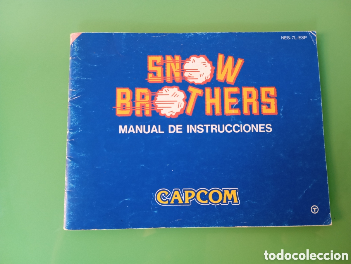 Videogiochi e Consoli: Manual de Instrucciones Original de &rdquo;Snow Brothers&rdquo; (Snow Bros.) - Nintendo NES PAL