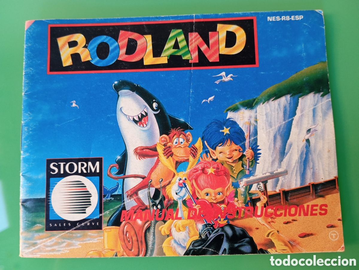 Videogiochi e Consoli: Manual de Instrucciones Original de &rdquo;Rodland&rdquo; (Rod Land) - Nintendo NES PAL
